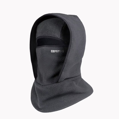 Outdoor Autumn and Winter Season Warm One-Piece Hat, Two-Layer Hat Design, Balaclava Hat, Can Be Used with Helmets, Unisex